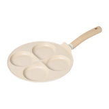 [TRUECOOK OFFICIAL] Induction Non-Stick Eco Ceramic Beige 4-Hole Egg Pan