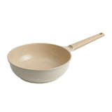 [TRUECOOK OFFICIAL] Induction Non-Stick Eco Ceramic Beige Wok Pan 28cm