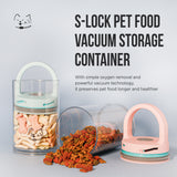 S-LOCK PET VACUUM, S-Lock Pet Food Vacuum Storage Container: With simple oxygen removal and powerful vacuum technology, it preserves pet food longer and healthier