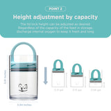 S-LOCK PET VACUUM, S-Lock Pet Food Vacuum Storage Container: With simple oxygen removal and powerful vacuum technology, it preserves pet food longer and healthier