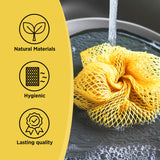 K-CORNSSIL PLA Mesh Net Scrubber (1/6/8L) 5pcs/pack (Pink/Yellow)