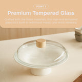 [TRUECOOK OFFICIAL] Tempered glass lid 28cm